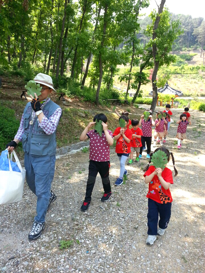 율곡수목원 유아숲체험원 방문객