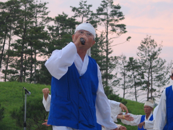 금산리민요 공연모습