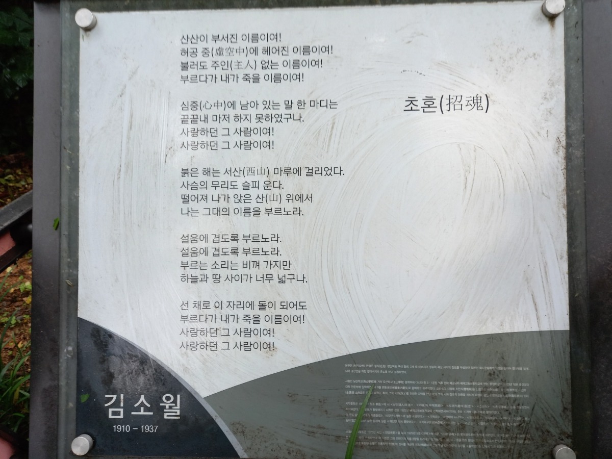 김소월의 초혼